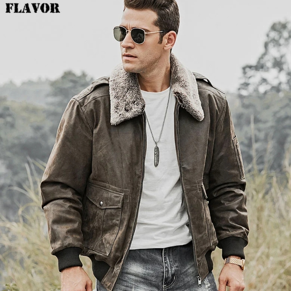 New! Men's Leather Jacket.‎ Size 3X.